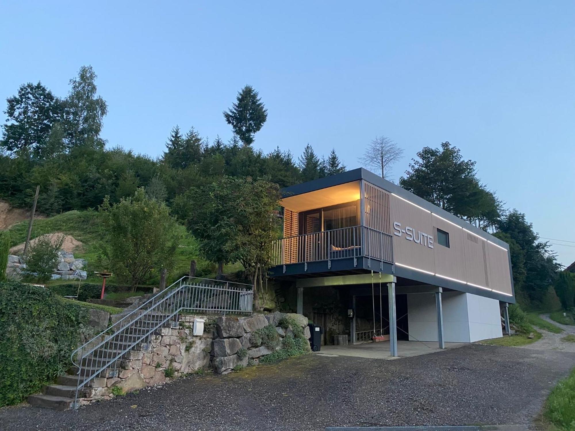 S-Suite Das Design-Ferienhaus Im Schwarzwald Biberach  Esterno foto
